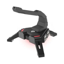 Natec genesis vanad 300, Gaming Mouse Bungee + USB Hub (4-Ports), Red Backlight, Black, Cable 1,5m ( NBU-1441 )