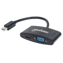 Manhattan 152709 Mini DisplayPort/M - HDMI/VGA F Crni Adapter