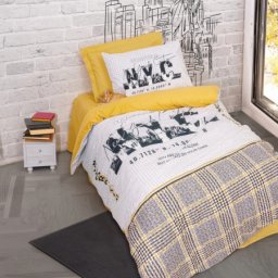 Dekordom posteljina cb ranforce single 140x200 - girls&boys - worldwide ( 025304 )