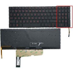 Tastatura za laptop HP OMEN 16-B series mali enter sa backlightom ( 111427 )