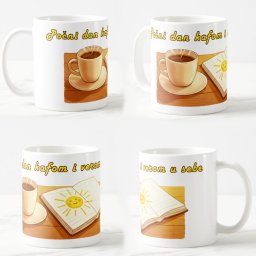 Šolja "Počni dan kafom i verom u sebe