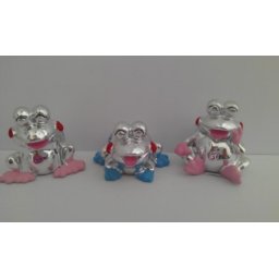 Dekorativna figurica žaba - više boja 4x4x2cm ( 209111 )
