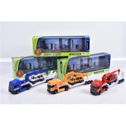 Igračka transportni kamion sa kombijem - više boja 35x6x8 ( 621060 )