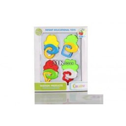 Set od 4 šarene zvečke za bebu 22.5x5x27 ( 533914 )