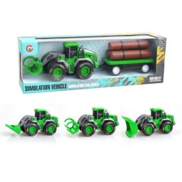 Traktor prikolica sa balvanima ( 427790 )