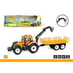 Traktor sa kašikom i prikolicom ( 933409 )