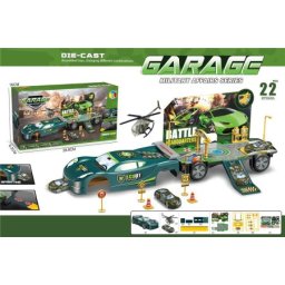 Garaža set sa autićem i helikopterom plava ( 331936 )