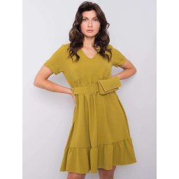 Dress-DHJ-SK-13078.31P-olive