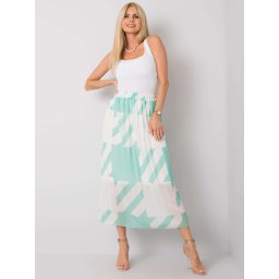 Skirt-DHJ-SD-13325.73P-White-Green
