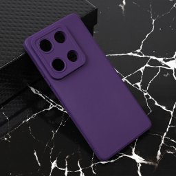 Torbica Teracell Giulietta za Xiaomi Redmi Note 14S (EU) mat tamno ljubicasta