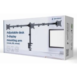 MA-D3-01 Gembird Podesivi stoni drzac za monitor sa tri ruke,tilt,rotacija, okretanje, 17-27 max.7kg