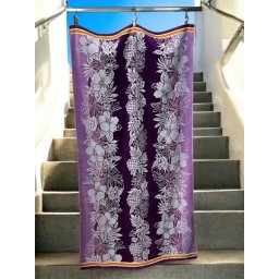 Plažni Peškir Hibiscus Purple - 100 x 178 cm 100% Pamuk ( VLK000680-h.p. )