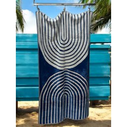 Plažni Peškir Deep Blue – 100% Pamuk, 100 x 170 cm ( VLK000680-d.b )