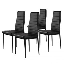 Trpezarijske stolice set 4 kom Tami full black