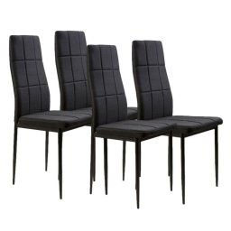 Trpezarijske stolice set 4 kom Tami black