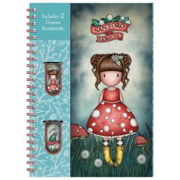 Notes spirala A5 linije sa dva magneta Little Mushroom 1336GJ01