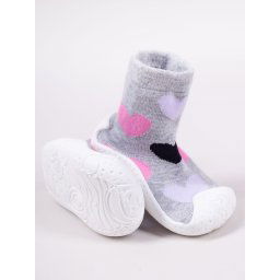 Yoclub Kids's Baby Girls' Anti-Skid Socks With Rubber Sole