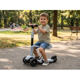 Bbo trotinet s979a 3u1 scoot - sivi ( S979AGY )