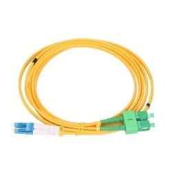 Extralink Patchcord LC/UPC-SC/APC SM Duplex 3.0mm 1.0m