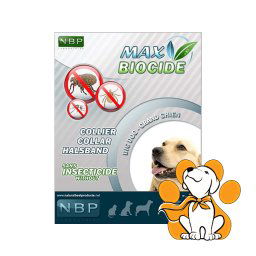 Max Biocide Antiparazitska Ogrlica za Pse Protiv Buva, Krpelja i Vaši, Obim 75cm
