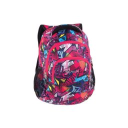 Ranac za tinejdžere PULSE - PINK GRAFFITI