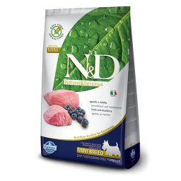N&D Prime hrana za pse Adult Mini - Jagnjetina i borovnica 7kg