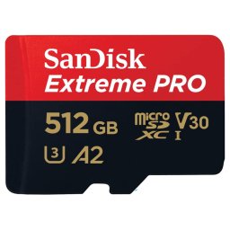 SanDisk Micro SDXC 512GB Extreme PRO 200MB/s ‎SDSQXCD-512G-GN6MA