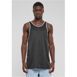 Men's Fishnet Tank Top - Black