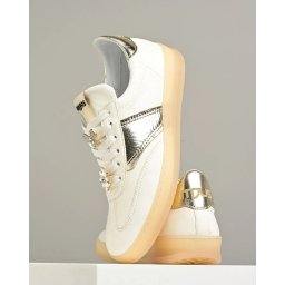 Ženske kožne patike T94151 bele