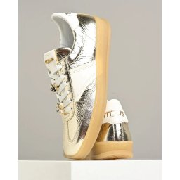 Ženske kožne patike T94101 zlatne