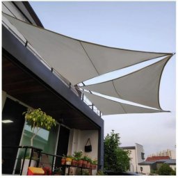 Solarno trouglasto jedro 4x4x4m Gray ModernHome
