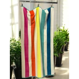 Plažni peškir Rainbow Vibes - 174x103 cm 100% Pamuk ( VLK000680-rainbow )