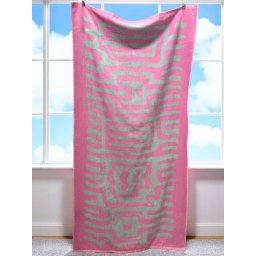 Plažni Peškir Pink Maze 83x163 cm ( VLK000668-pinkmaze )