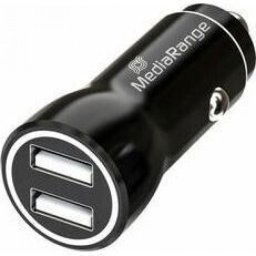 MEDIARANGE GERMANY DUAL AUTO PUNJAC SA 2 USB-A -3.4A-5V MRMA103-03
