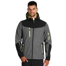 Jakna SOFTSHELL sa kapuljačom PANTHER GREY JACKET artikal TP024