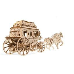 Ugears 3d drvene mehanička puzzle - Poštanska kočija ( 938)