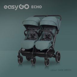 Eurocart easy go echo sage green kolica za blizance