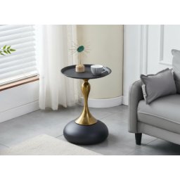 Klub sto 6170 Crni/Zlatni stub fi 39x530mm ( 800-631 )