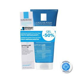 La Roche-Posay Effaclar Duo+M Korektivna nega, 40 ml + Effaclar Gel za čišćenje masne kože sklone aknama, 200 ml