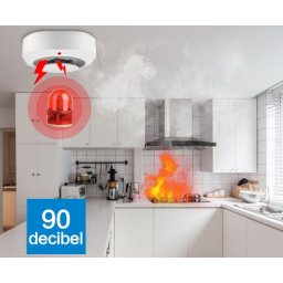 SMART-SMOKE Gembird Wifi pametni senzor detektor dima 80DB alarm pozara Zigbee