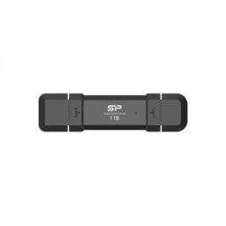 Silicon Power Portable Stick-Type SSD 1TB, DS72, USB 3.2 Gen 2 Black ( SP001TBUC3S72VPK )