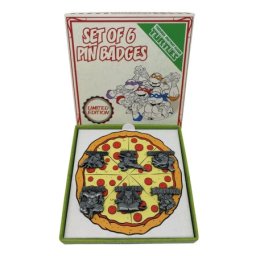 Fanattik Teenage Mutant Ninja Turtles 6 Pack Pin Badge Set ( 068951 )