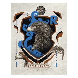 Fanattik Harry Potter Art Print : Ravenclaw Crest ( 068937 )