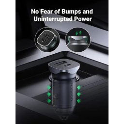Ugreen auto punjač cd130 dual 20w pd ( 30780 )