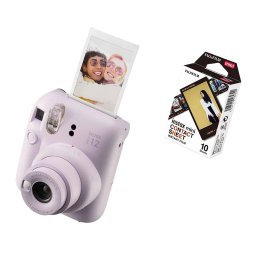 FUJIFILM INSTAX MINI 12 Instant Film Camera (LILAC PURPLE) + Contact Sheet Film