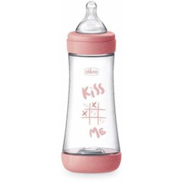 Chicco p5 plastična flašica,300ml,silikon,dev. ( A075869 )