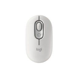 Logitech Pop Mouse with Emoji, Off-White miš