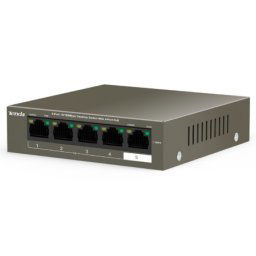 Tenda TEF1105P-4-63W 5-Port 10/100Mbps Desktop Switch with 4-Port PoE