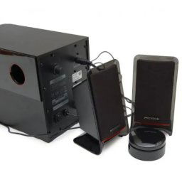 Microlab M-200BT Aktivni drveni zvucnici 2.1 40W RMS(16W, 2x12W) BLUETOOTH daljinski , 3.5mm