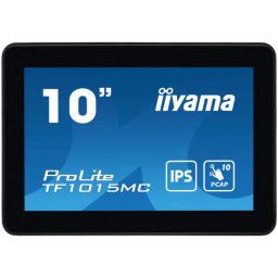 The ProLite TF1015MC (10.1 inch) uses PCAP touch technology and is built into an eye catching bezel with edge-to-edge glass. Equipped with